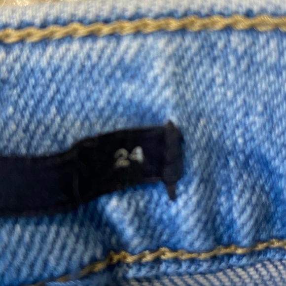 Banana Republic Premium Denim High Rise Straight Denim Jeans Women’s Size 24 - Picture 8 of 9